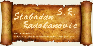 Slobodan Radokanović vizit kartica